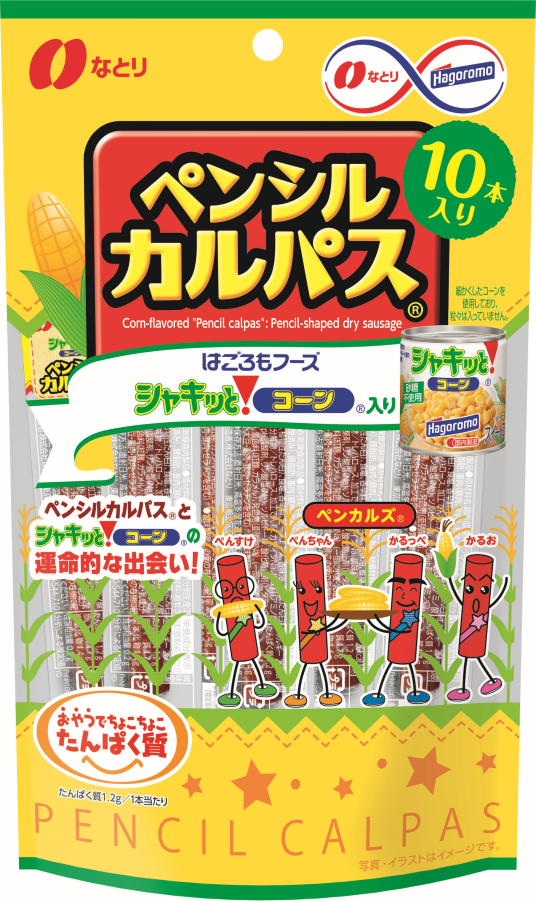 ペンシルカルパス<br />はごろもフーズ<br />シャキッと！コーン入り