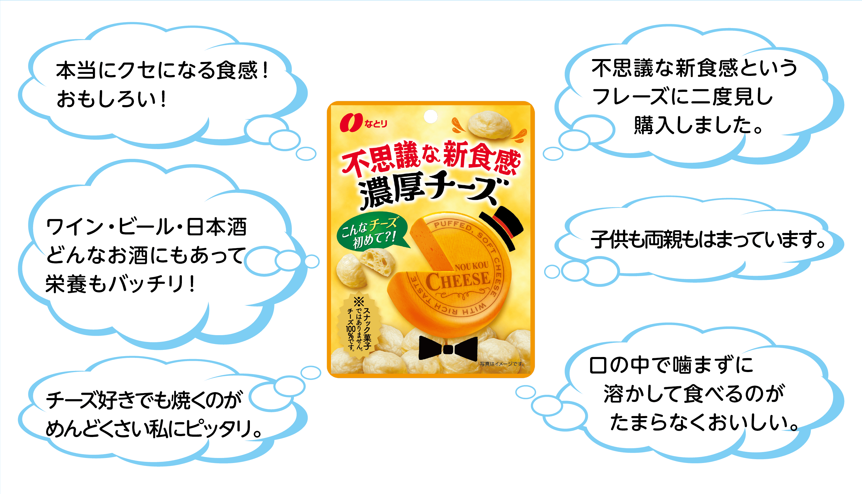 不思議な新食感 濃厚チーズとは おつまみのなとり